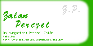 zalan perczel business card